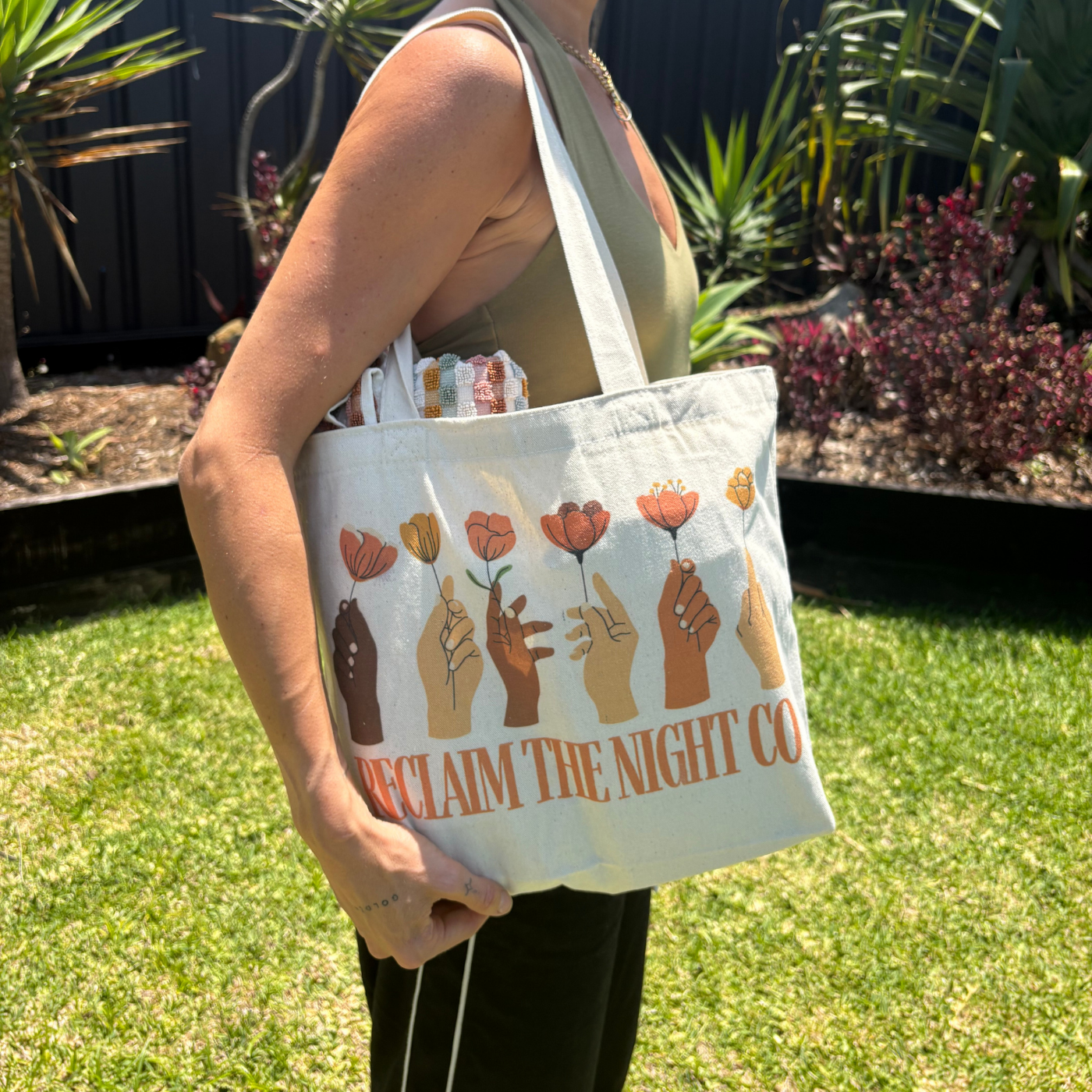 Organic Cotton, Reclaim The Night Co, 'Revive' Canvas Tote Bag
