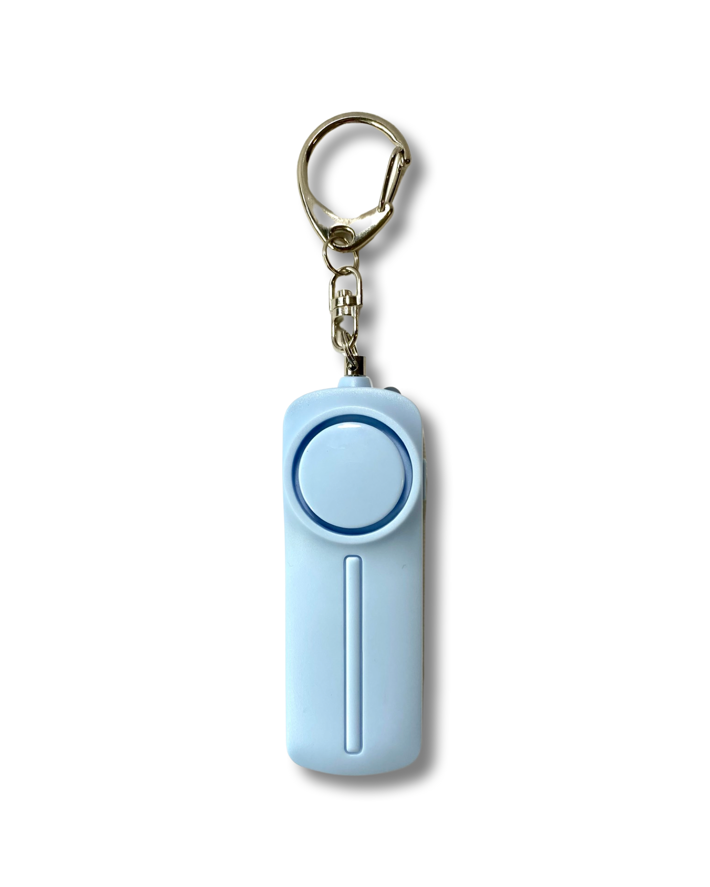 Personal Safety Keychain 130db alarm, Baby Blue, LED torch