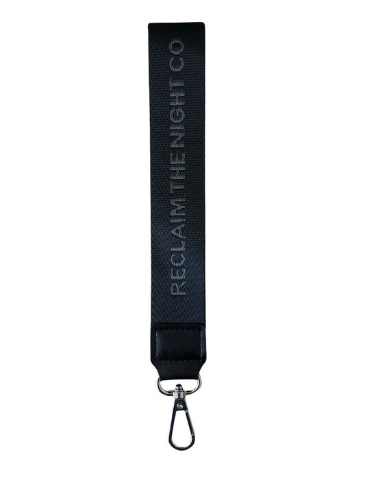 Reclaim the night co Key strap - Black