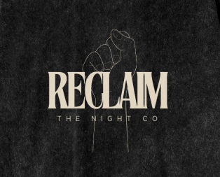 Reclaim The Night Co, Unisex Acid Wash Oversized 'Activist' T-Shirt, 250 GSM