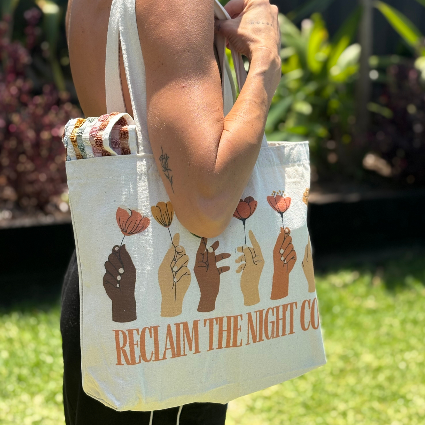 Organic Cotton, Reclaim The Night Co, 'Revive' Canvas Tote Bag