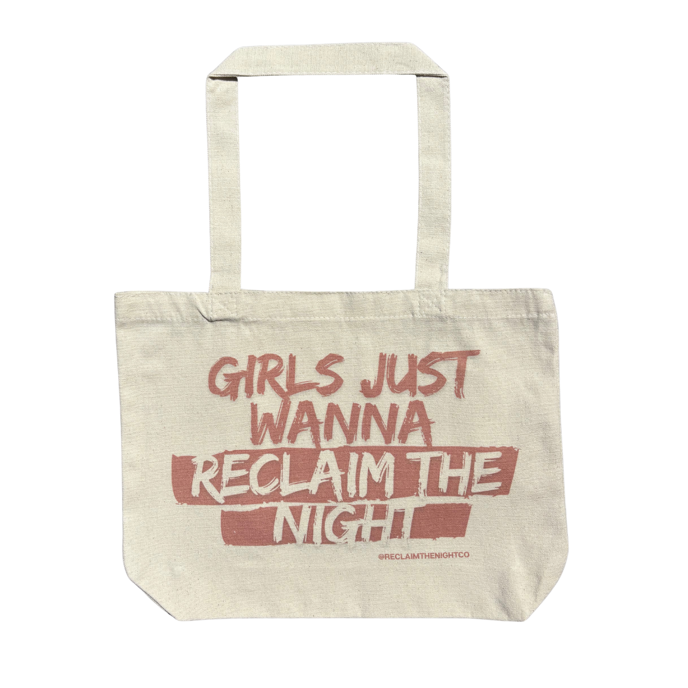 Organic Cotton, Reclaim The Night Co, 'Girls Just Wanna' Canvas Tote Bag