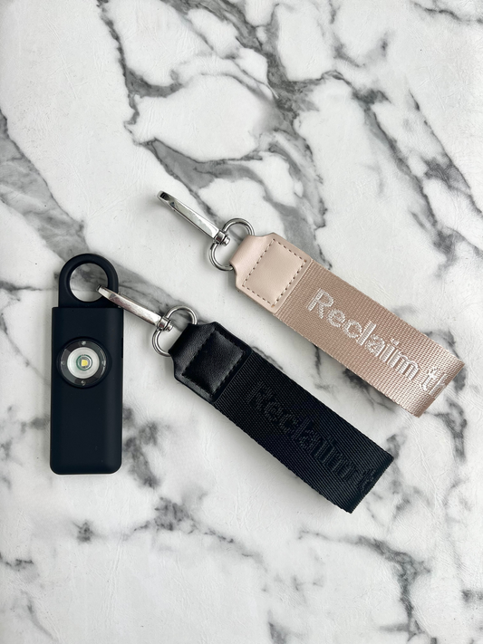 Reclaim the night co Key strap - Black