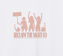 Reclaim The Night Co, Unisex Oversized 'Protest' T-Shirt, 250 GSM