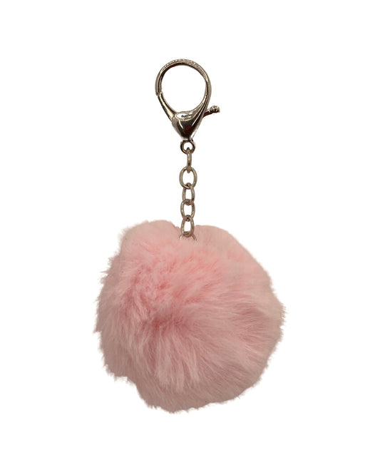 Pom Pom Keychain - Light Pink