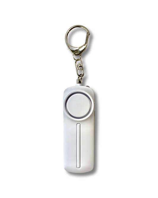 Personal Safety Keychain - White